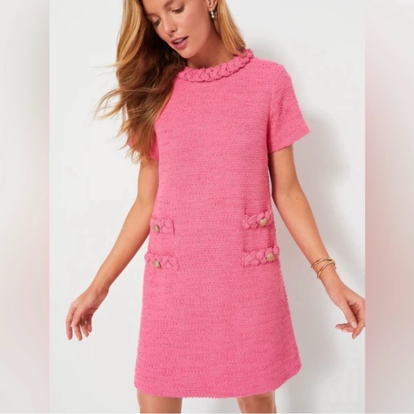 Tuckernuck Pink Tweed Jackie Dress - Picture 8 of 10